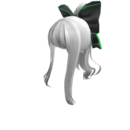Charming White Ponytail Redone