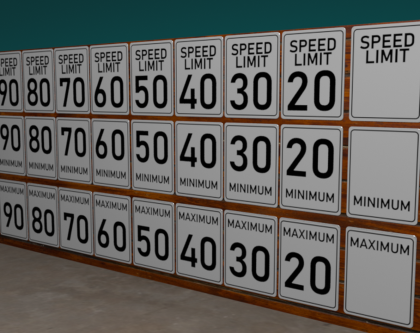 Street Sign Pack – 42 Pieces (Custom & Modular)   preview 1