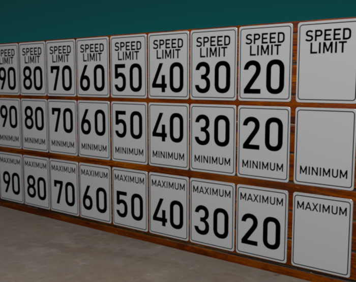 Street Sign Pack – 42 Pieces (Custom & Modular)   preview 1