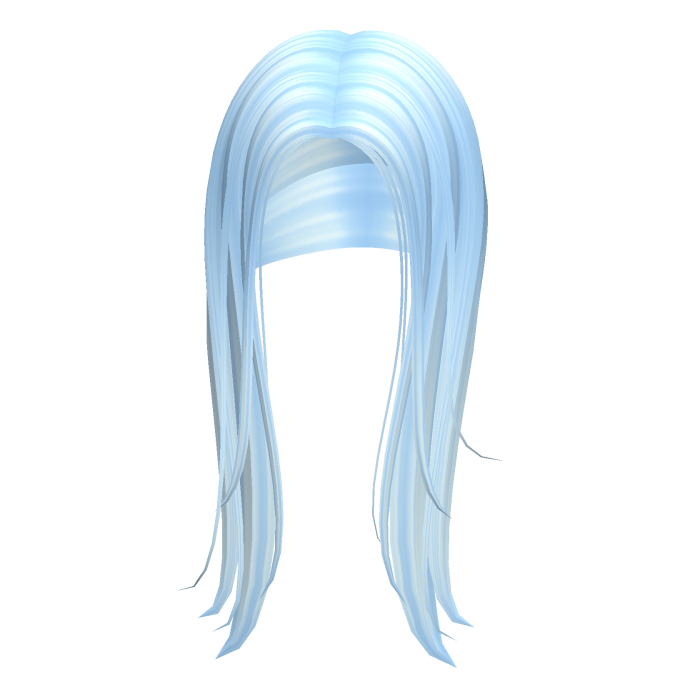 -',ৎ Flowy Fashion Hair in Soft Blue