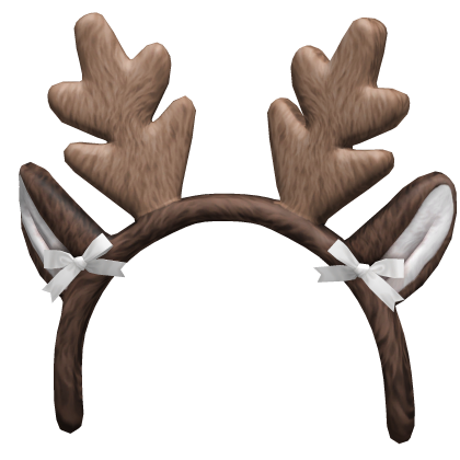 Cute Christmas Deer Antlers w/ Bows