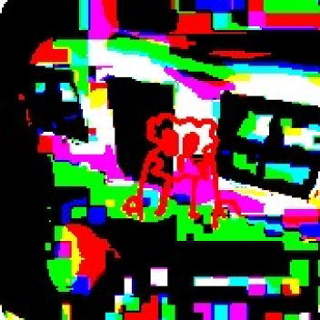 very SCARY creepy spongebob ballon