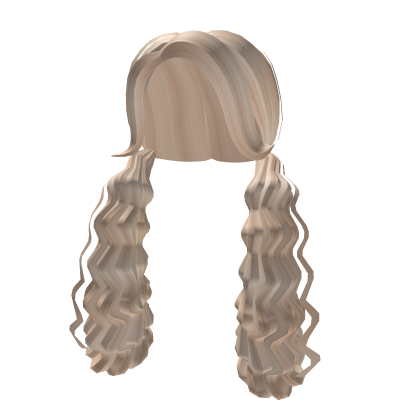 Long & Low Curly Ponies in Blonde Roblox item
