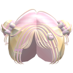 kawaii adorable mochi meow hair w/ clip