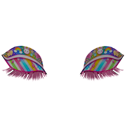 Rainbow Decora Eyeshadow Harajuku Cute Kawaii 1.2 Roblox item