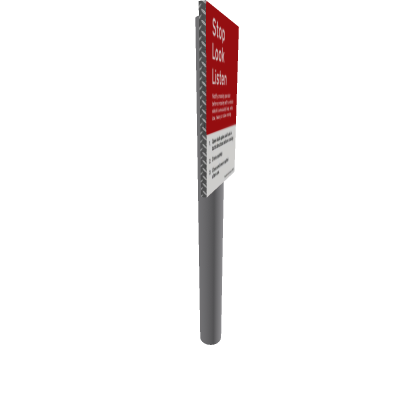User Worked Level Crossing Sign *FREE*