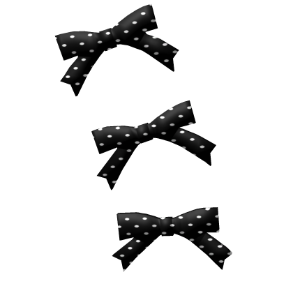 ♡ cutesy polka dot bows