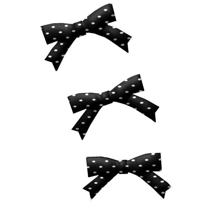 ♡ cutesy polka dot bows