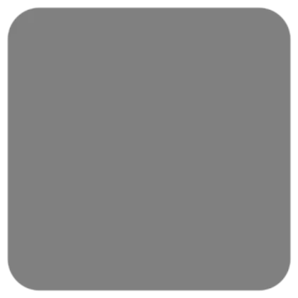 Gray Square rounded corners