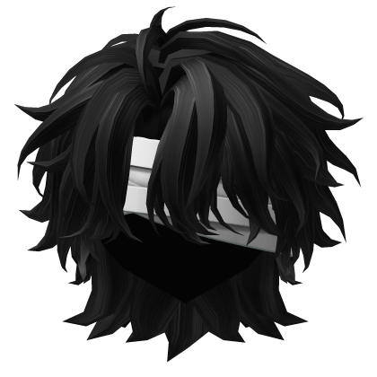 Beautiful Black Wolfcut w/ Bandage