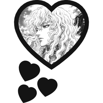 Griffith Thinking Hearts Berserk
