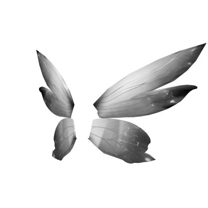 Grey Fairy Wings Roblox item