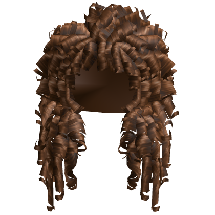 Curly Galore in brunette Roblox item
