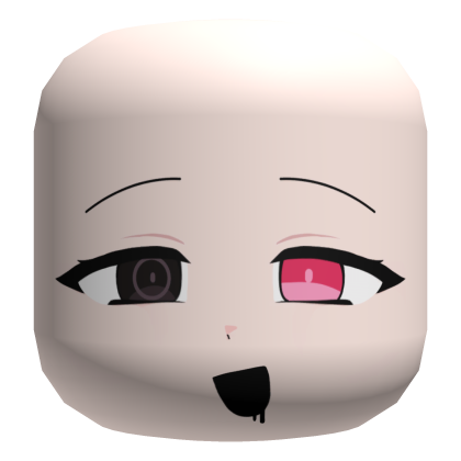 Femme Soule black and pink eyes