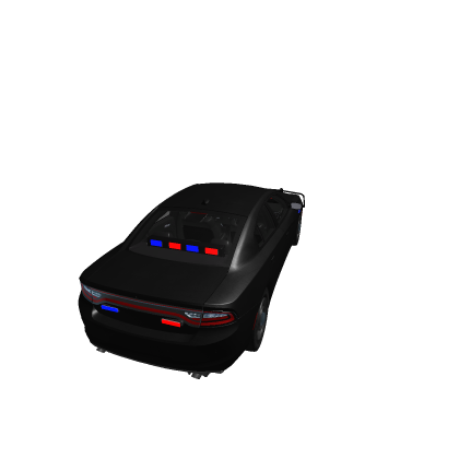 working police car