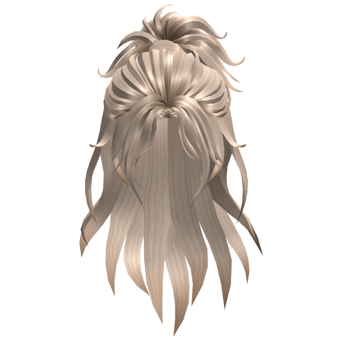 Long Layered Wolf Cut Hair - Champagne Blonde