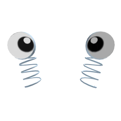 Cute Blue Springy Eyes w Effect Roblox item thumbnail