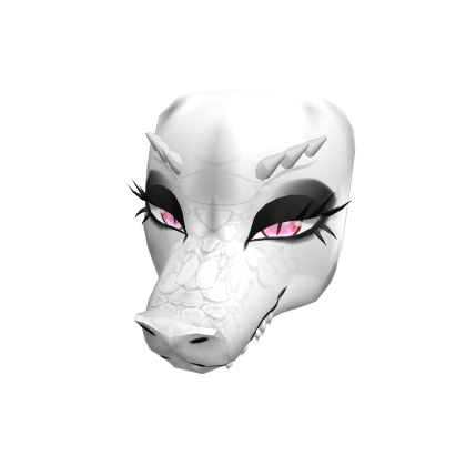 White Scalie Head [Animated Eyes] Roblox item