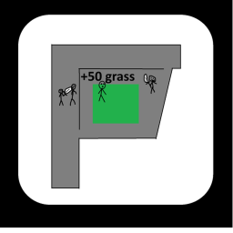 +1 grass a second