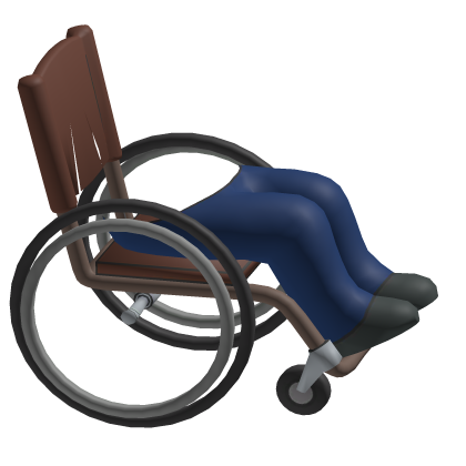 Old Man Wheelchair Roblox item