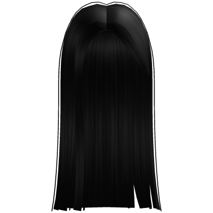 Long Dark Straight Popular Trendy Girl Hime Hair