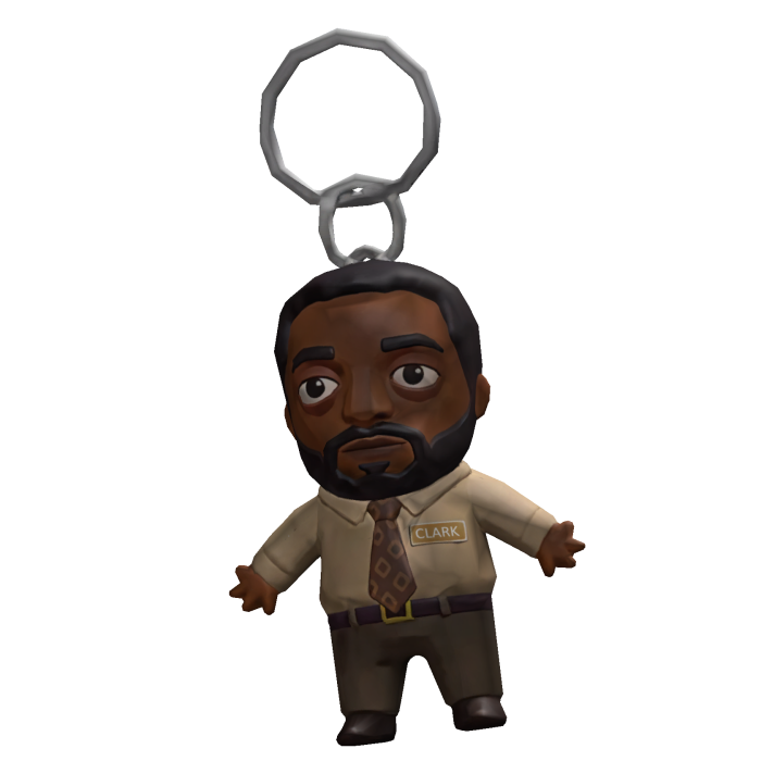 Clark Backrooms Keychain