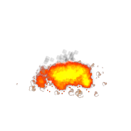 Realistic Fire With SMOKE