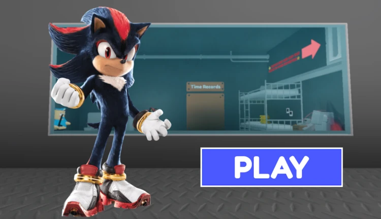 🚨SHADOW THE HEDGEHOG PRISON RUN! (OBBY)💥