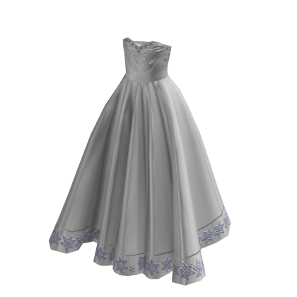 Princess Gown White and Shiny thumbnail