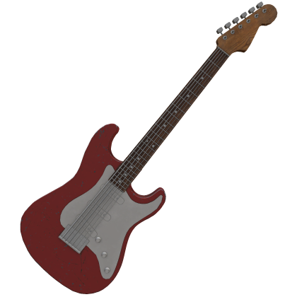 Vintage Red Guitar