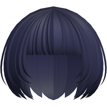 ʚ♡ wispy moe anime doll short hair dark blue Roblox item