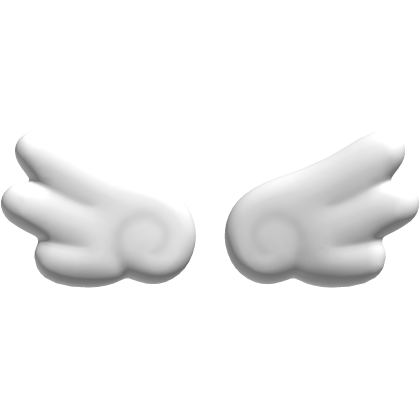 white angel wings