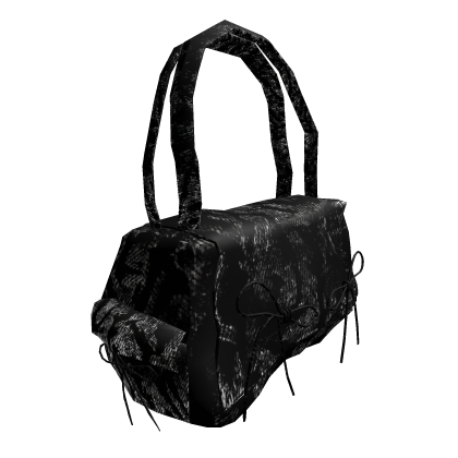 Black Duffle Bag w/ Bows V2 thumbnail