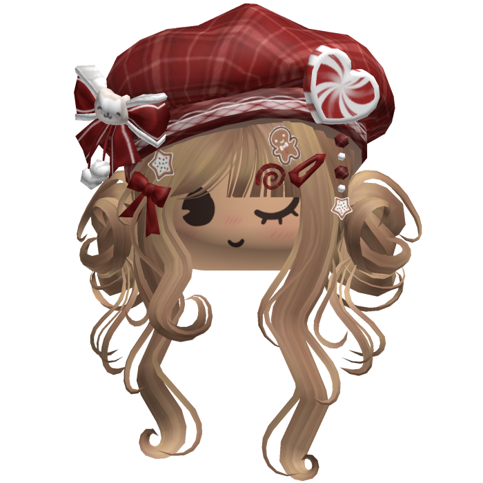 ♡ Christmas Swirly Wispy Buns (Honey Blonde)