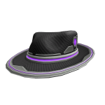 Purple Futuristic Fedora