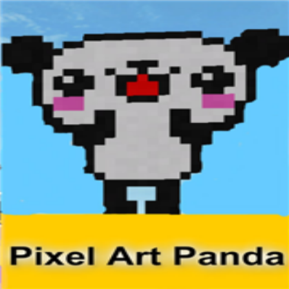 Roblox-Pixel Art Panda Roblox decal