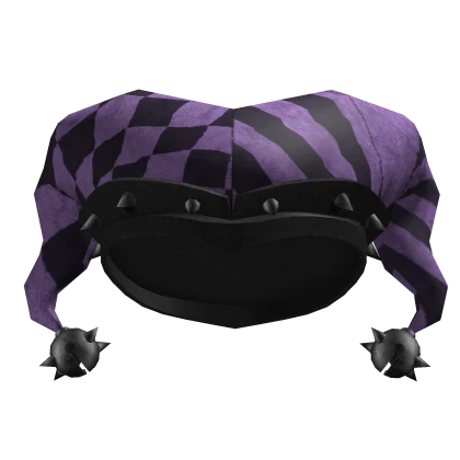 Spiked Jester Hat Purple w Black | Roblox Item - Rolimon's