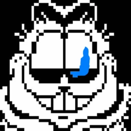 garfield mad icon