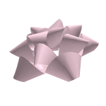 Big Pink Christmas Gift Bow
