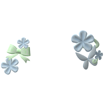 . ‿ ♡ silvermist blue water fairy clips ! thumbnail