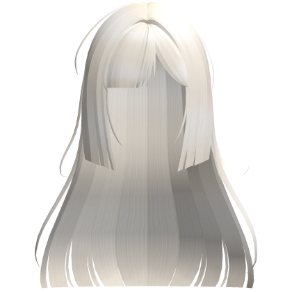 Cute Long Hime Cut Hair Side Bang (Pastel Blonde) Roblox item