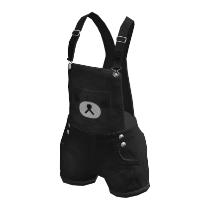 bear overalls black thumbnail