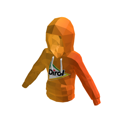 Low Poly Orange hoodie thumbnail