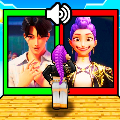 🎤Guess the KPop Demon Hunters Voice  official Roblox game thumbnail