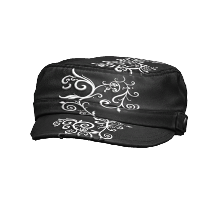 Vintage Vine Cap Black