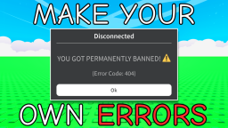 Utwórz komunikat o błędzie [BANS ✨]