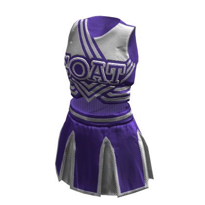 Cheerleader Uniform | Purple White thumbnail