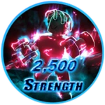2,500 Strength Roblox badge thumbnail