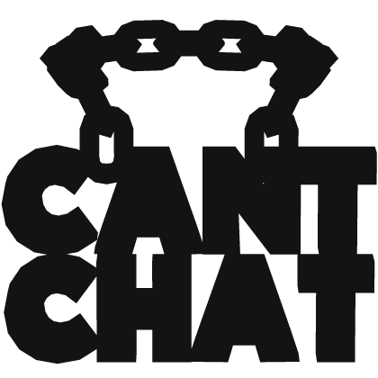 Cartoony Blue Cant Chat Chain Roblox item