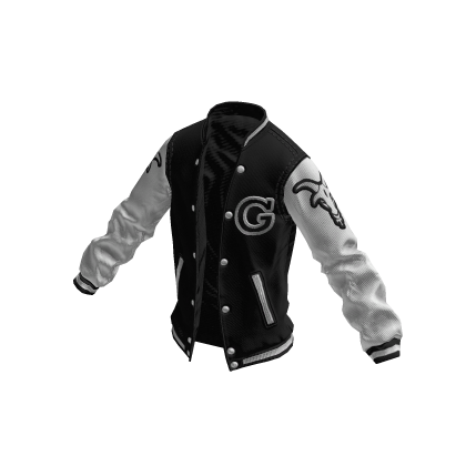 College Jacket | Black White